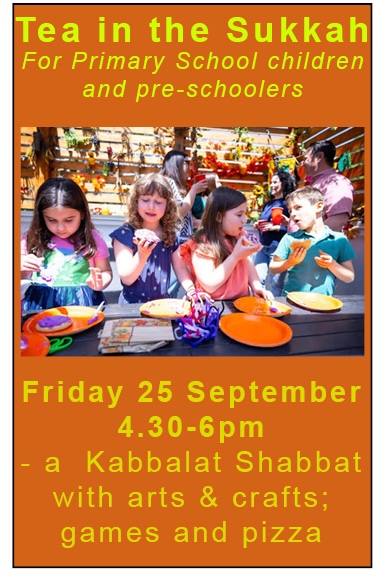 tea in the sukkah