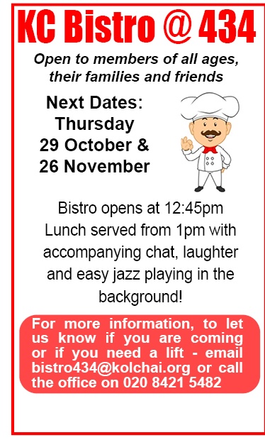 Bistro Oct and Nov